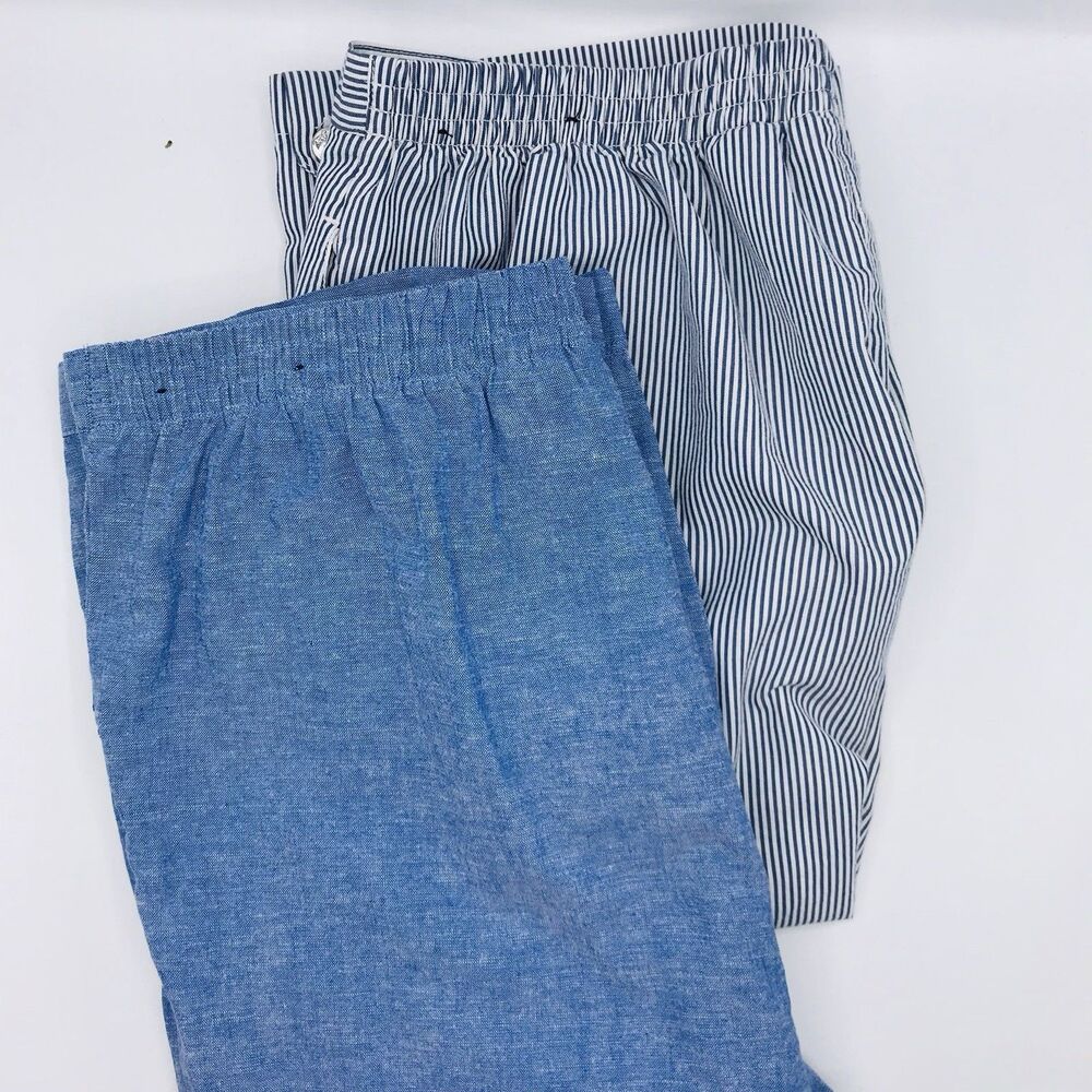 Lot of 2 Alfred Dunner Capri Pants Women Size 14 Pull On Cotton Blend Elastic